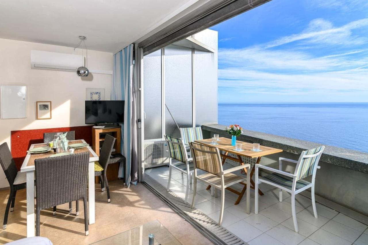 Air-Conditioned Apartment With Sea View Furnished Terrace & Parking Cap-d'Ail Exterior foto
