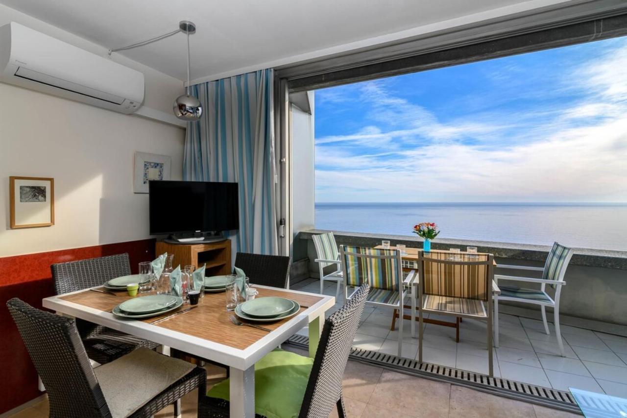 Air-Conditioned Apartment With Sea View Furnished Terrace & Parking Cap-d'Ail Exterior foto