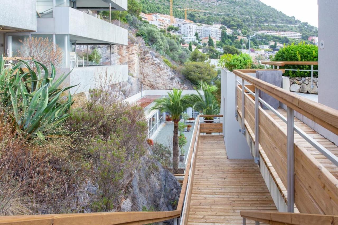 Air-Conditioned Apartment With Sea View Furnished Terrace & Parking Cap-d'Ail Exterior foto